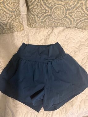 Halara High-Waist Blue Women's Shorts 3 inch